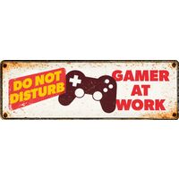 Plenty Gifts Sign Metal HM Gamer At Work