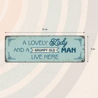 Plenty Gifts Sign Metal HM Lovely Lady