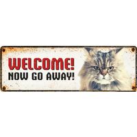 Plenty Gifts Sign Metal HM Welcome Go Away