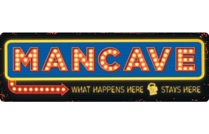 Plenty Gifts Sign Metal HM Man Cave