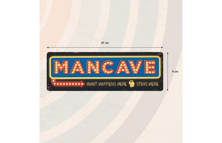 Plenty Gifts Sign Metal HM Man Cave