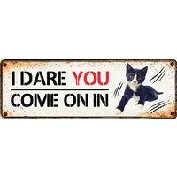 Plenty Gifts Sign Metal HM I Dare You