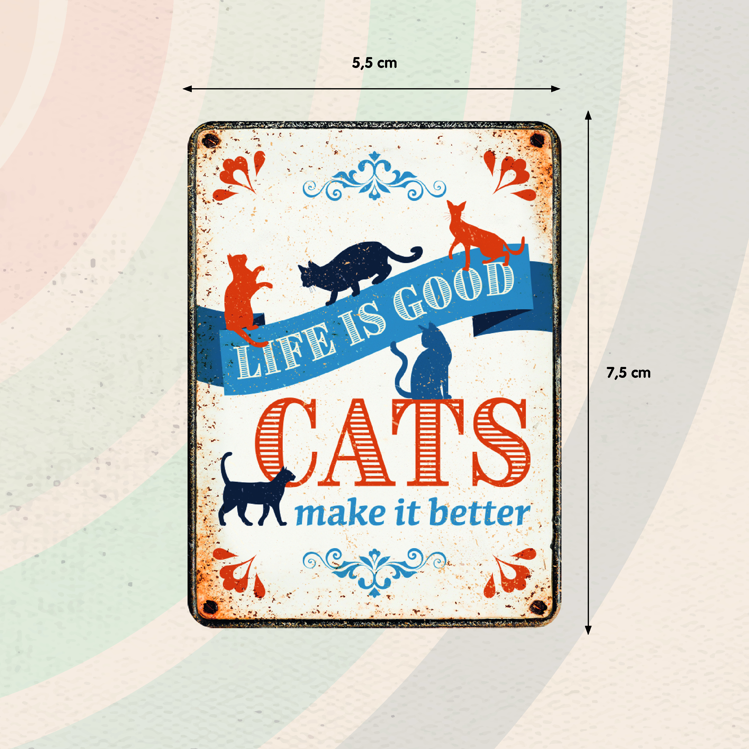 Plenty Gifts Magnet Life IS Good Cats