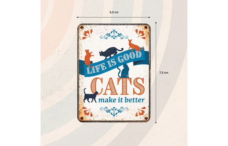 Plenty Gifts Magnet Life IS Good Cats