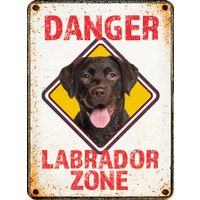 Plenty Gifts Magnet Danger Labrador Zone