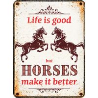 Plenty Gifts Magnet Life Is Good Horses