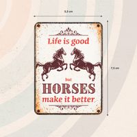 Plenty Gifts Magnet Life Is Good Horses