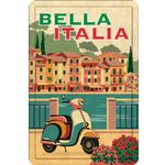 Sign Metal A4 Bella Italia (v)