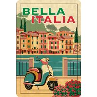 Plenty Gifts Sign Metal A4 Bella Italia (v)