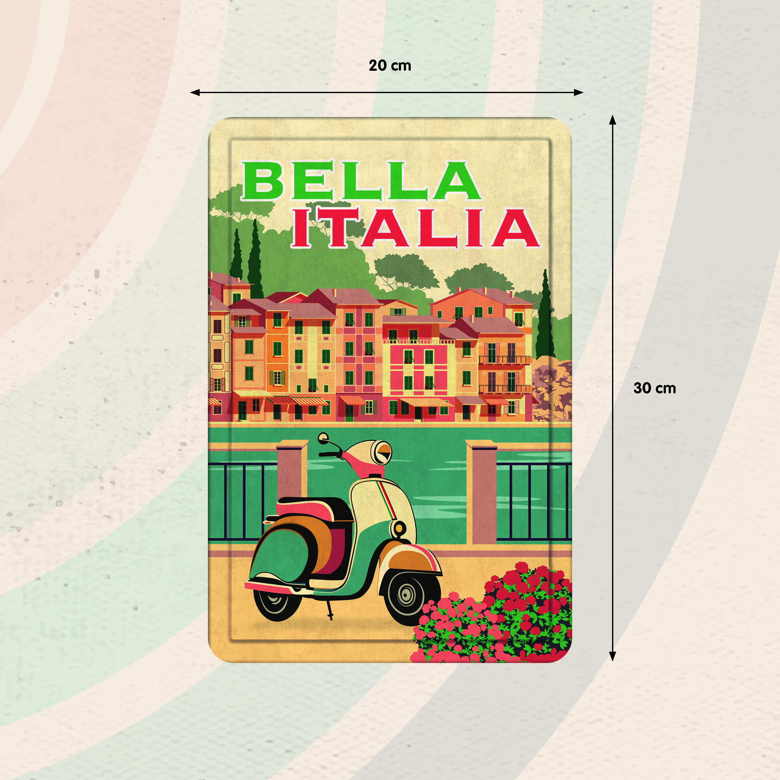 Plenty Gifts Sign Metal A4 Bella Italia (v)