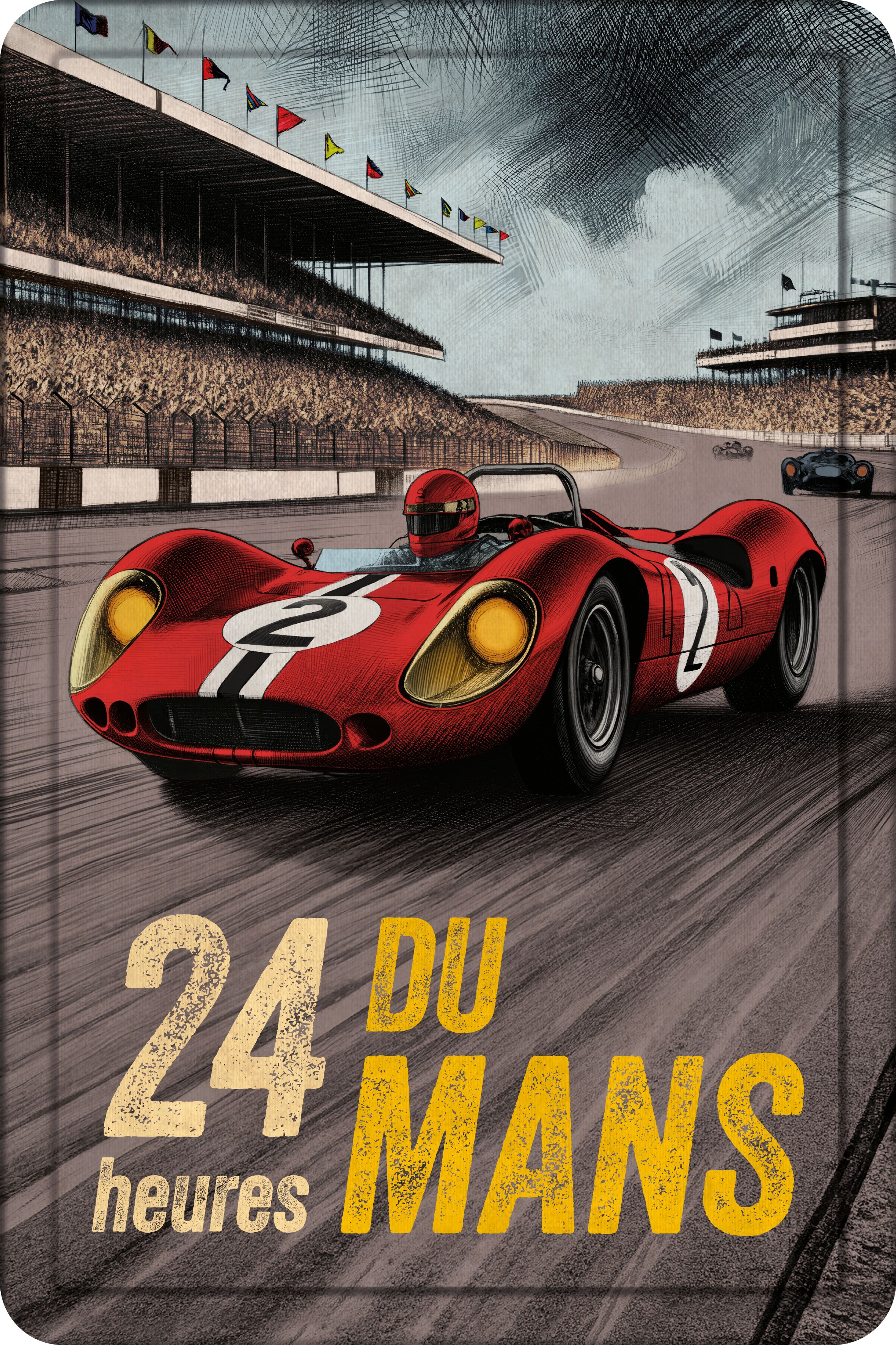 Plenty Gifts Sign Metal A4 24 Heures Du Mans (v)