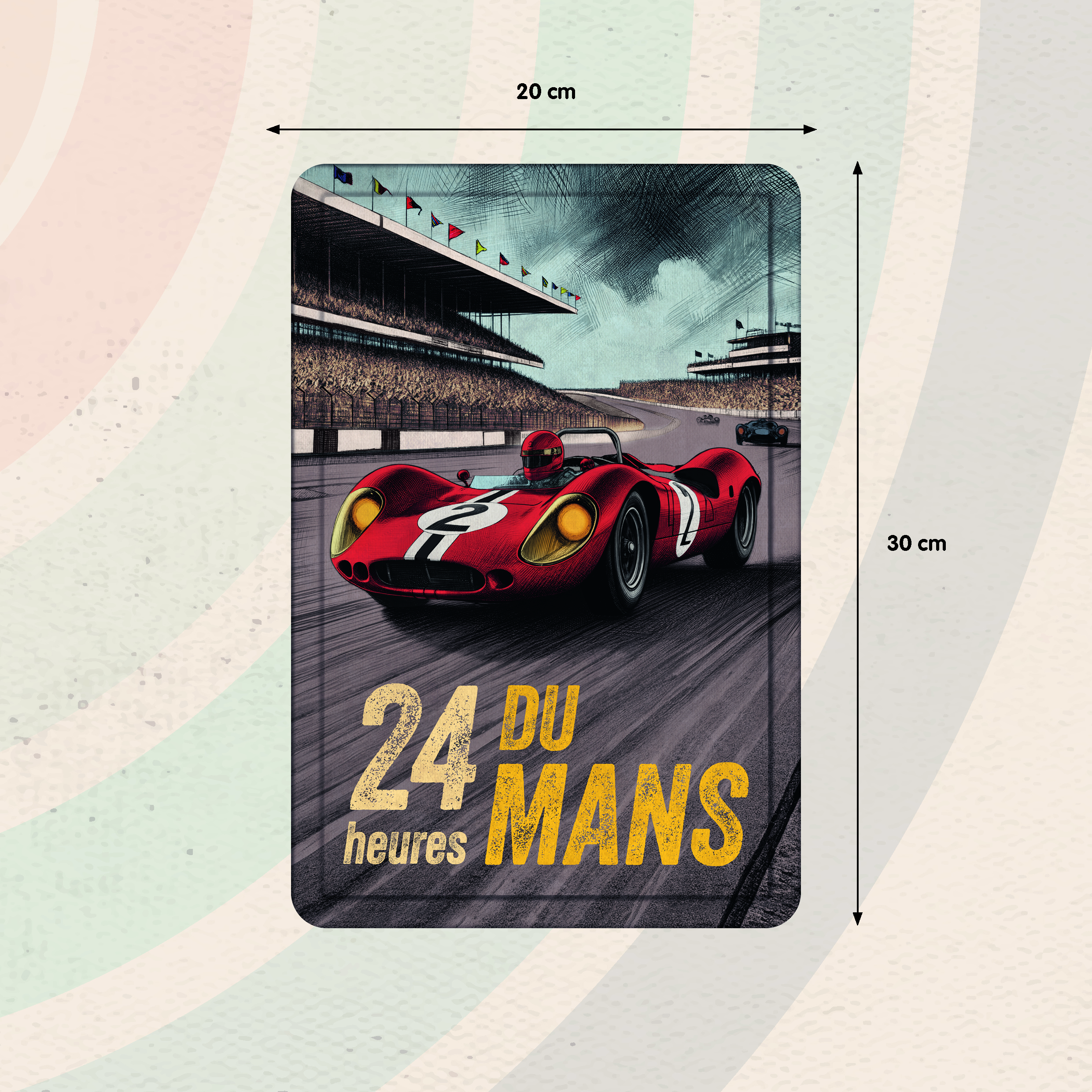 Plenty Gifts Sign Metal A4 24 Heures Du Mans (v)