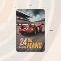 Plenty Gifts Sign Metal A4 24 Heures Du Mans (v)