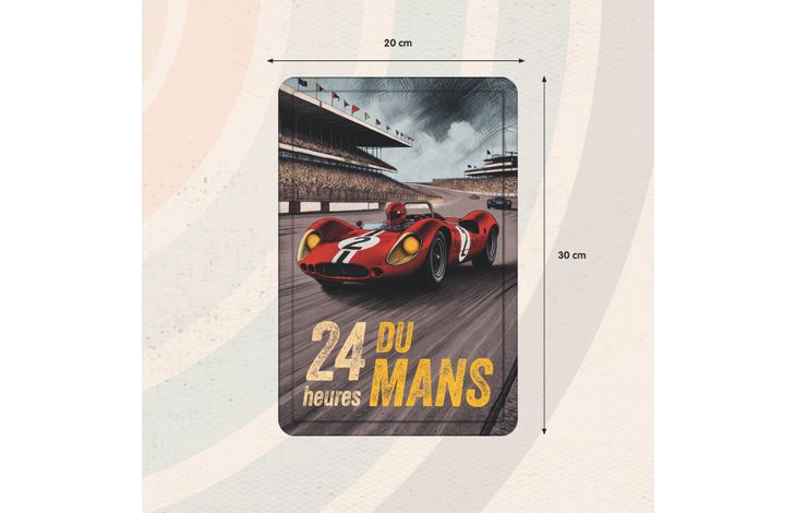 Plenty Gifts Sign Metal A4 24 Heures Du Mans (v)