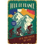 Sign Metal A4 Tour De France (v)