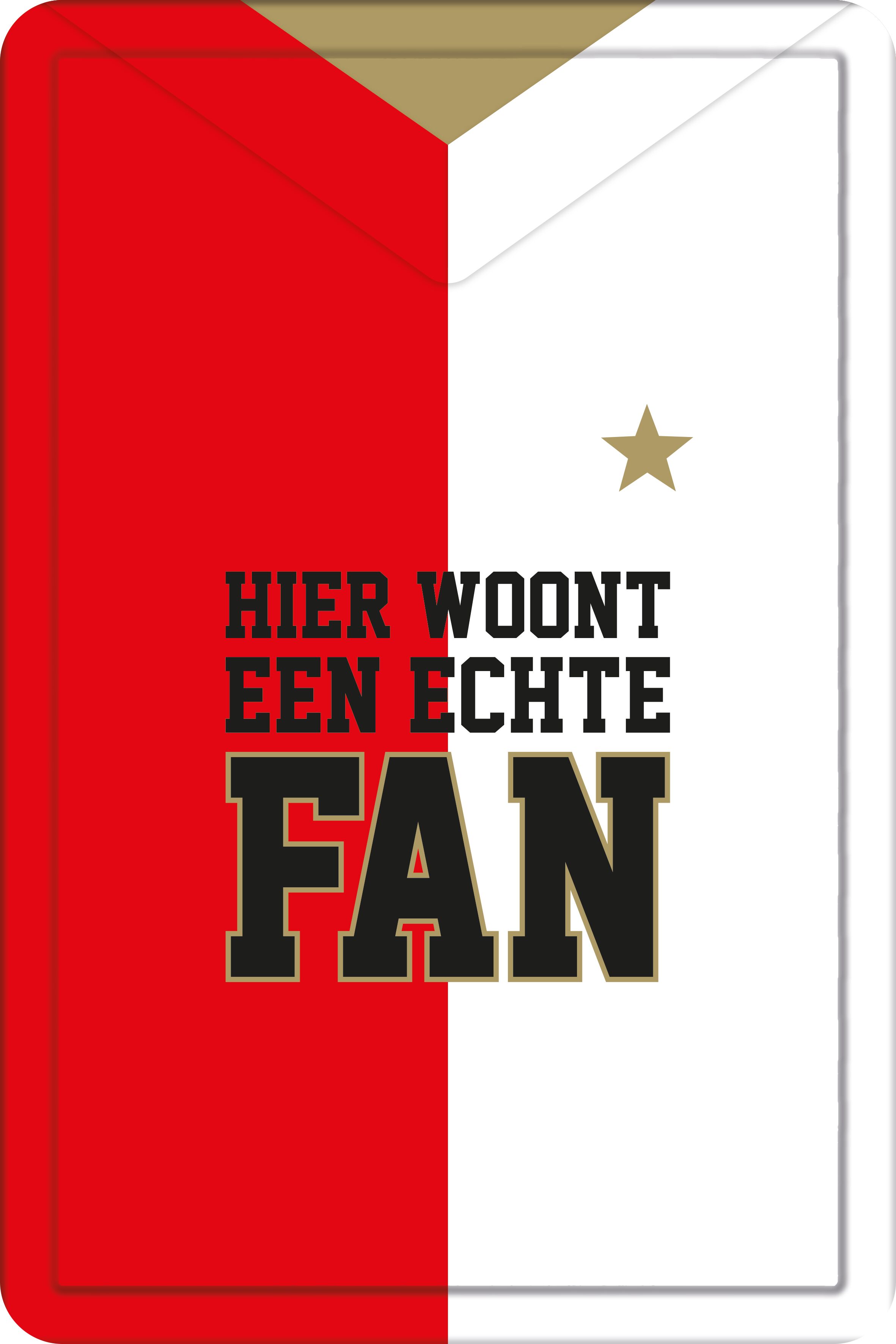 Plenty Gifts Bord Blik A4 010 Fan (v)