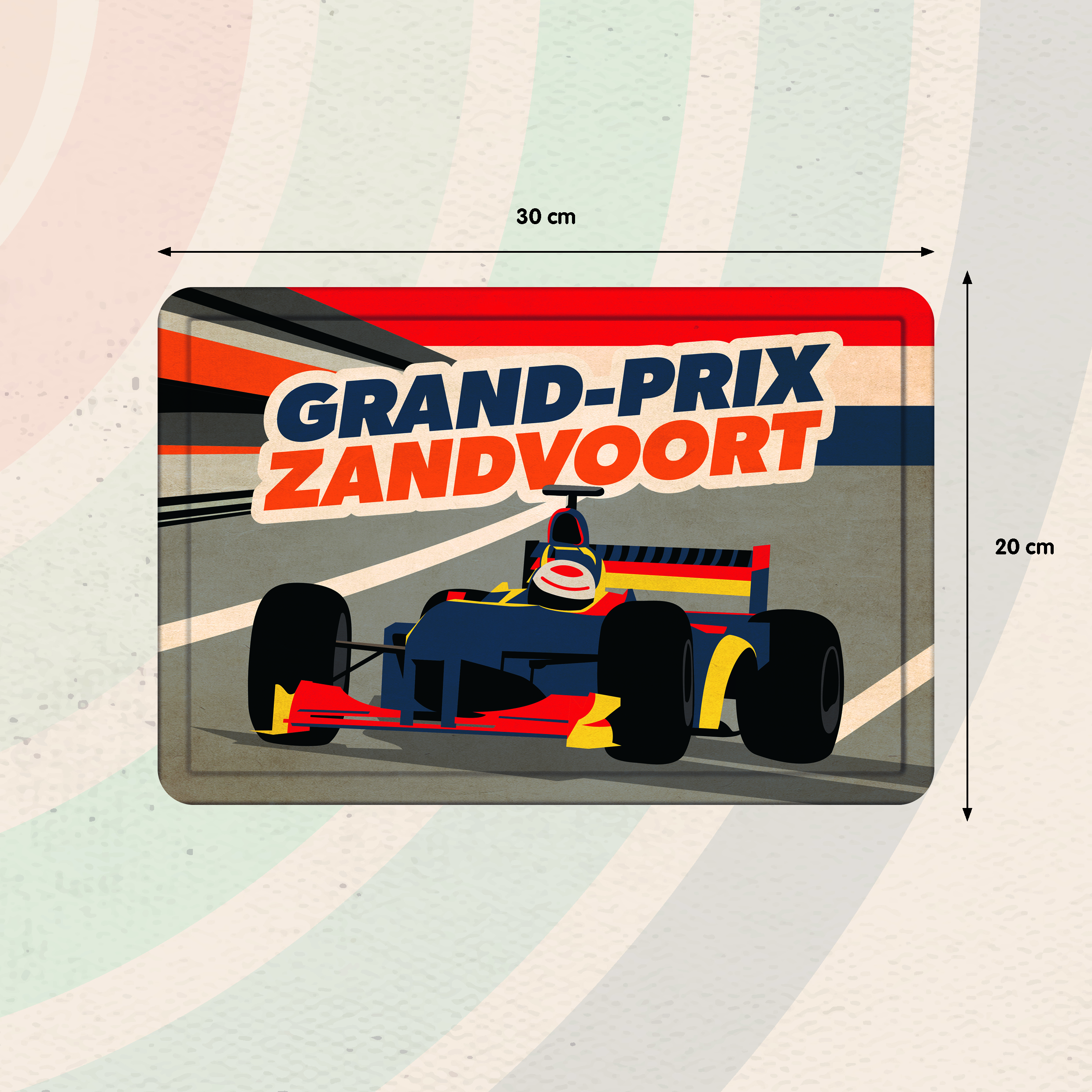 Plenty Gifts Bord Blik A4 Grand Prix Zandvoort (h)