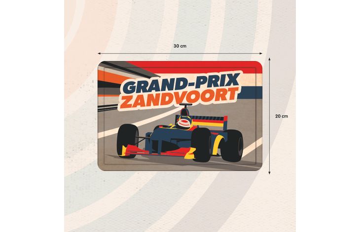 Plenty Gifts Bord Blik A4 Grand Prix Zandvoort (h)