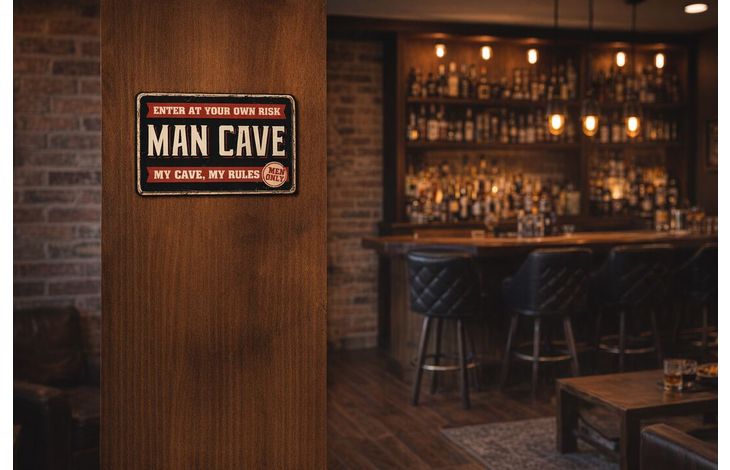 Plenty Gifts Bord blik A4 Man Cave (h)