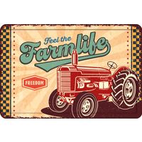 Plenty Gifts Sign Metal A4 Farmlife (h)