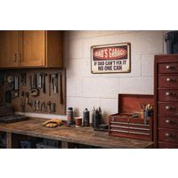 Plenty Gifts Bord blik A4 Dad's Garage (h)