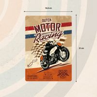 Plenty Gifts Bord Blik Dutch Motor Racing (v)