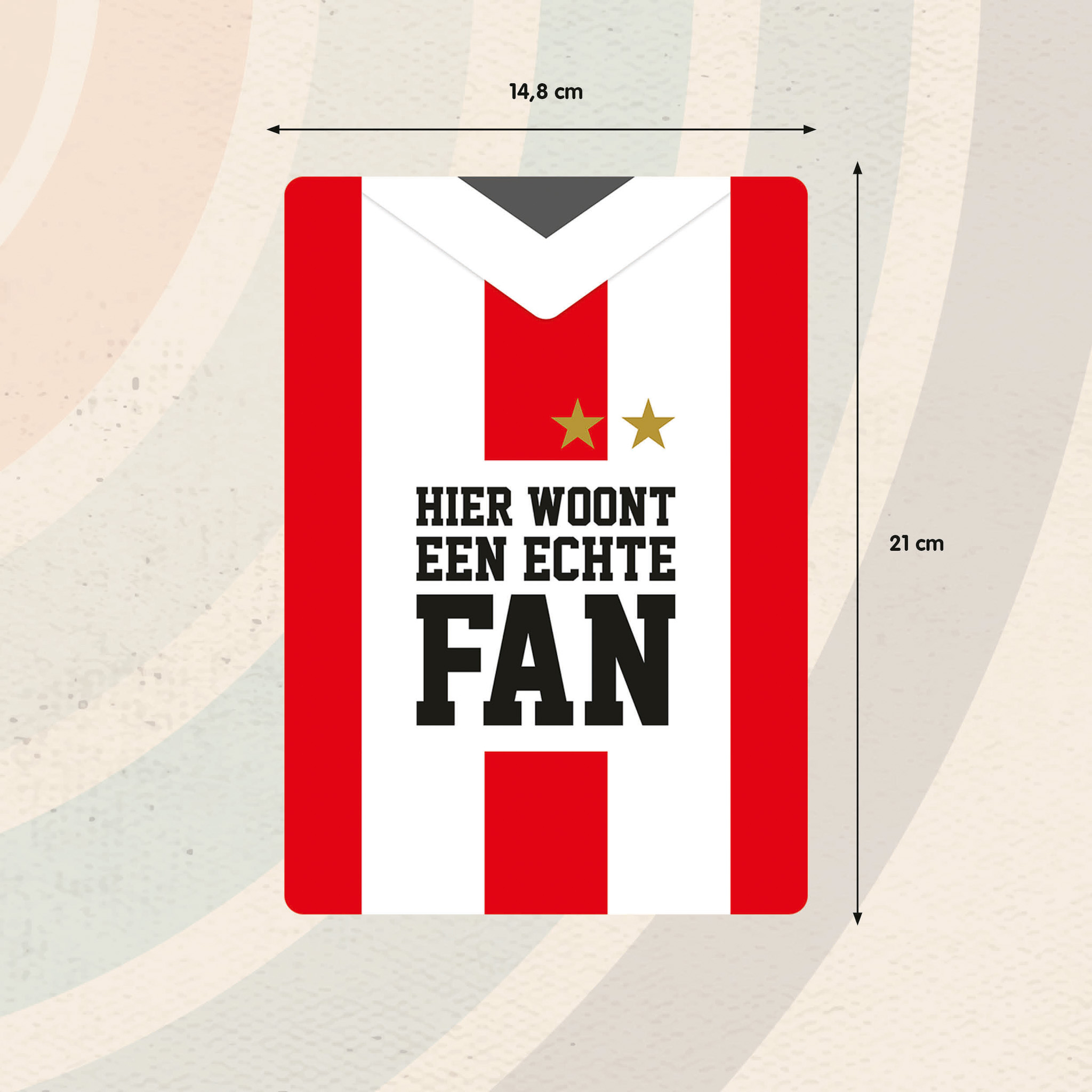 Plenty Gifts Bord Blik 040 Fan (v)