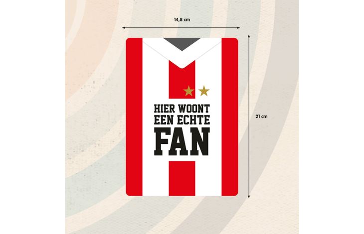 Plenty Gifts Bord Blik 040 Fan (v)