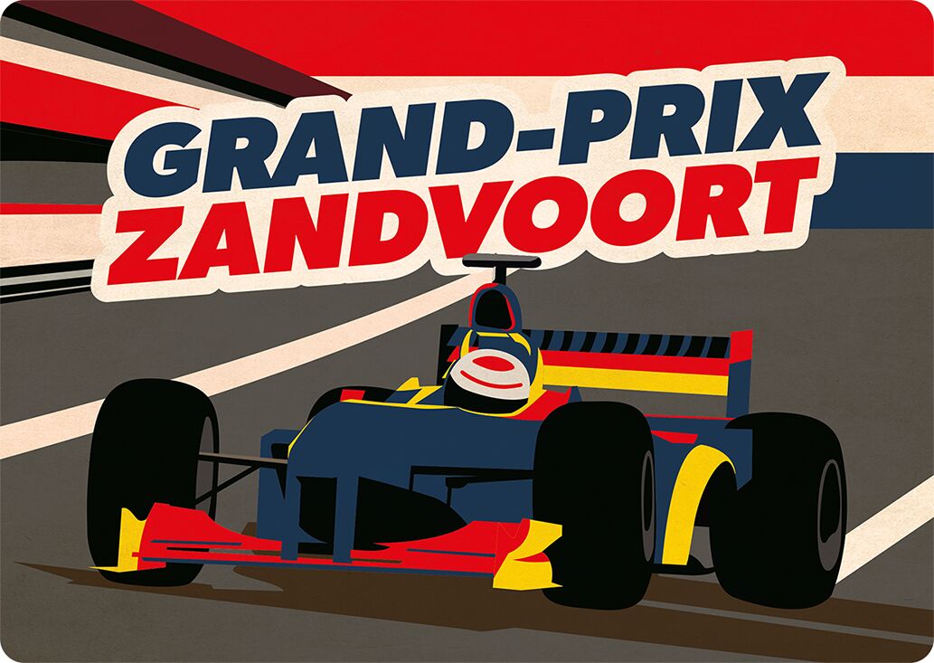 Plenty Gifts Bord Blik Grand Prix Zandvoort (h)
