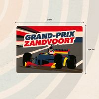 Plenty Gifts Bord Blik Grand Prix Zandvoort (h)