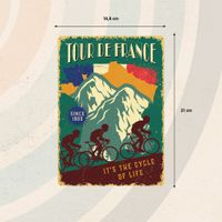 Plenty Gifts Sign Metal Tour de France (v)