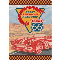 Plenty Gifts Sign Metal Great American Road Trip (v)