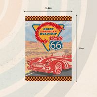 Plenty Gifts Sign Metal Great American Road Trip (v)