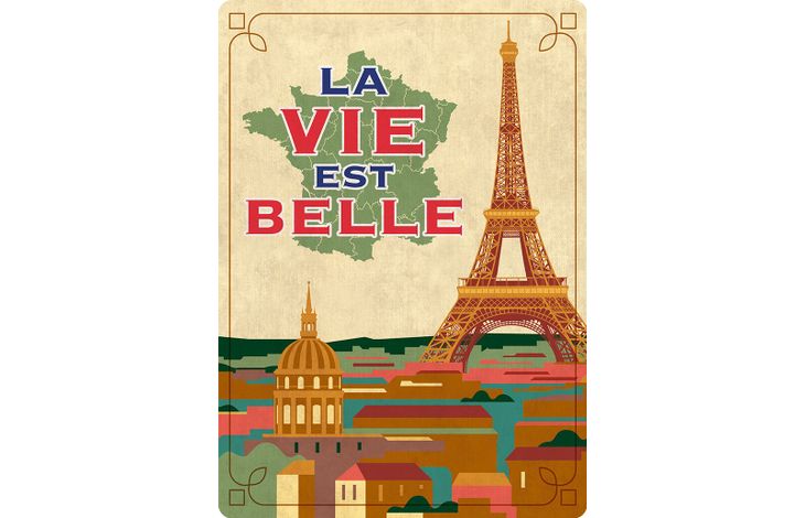 Plenty Gifts Bord blik La Vie Est Belle (v)