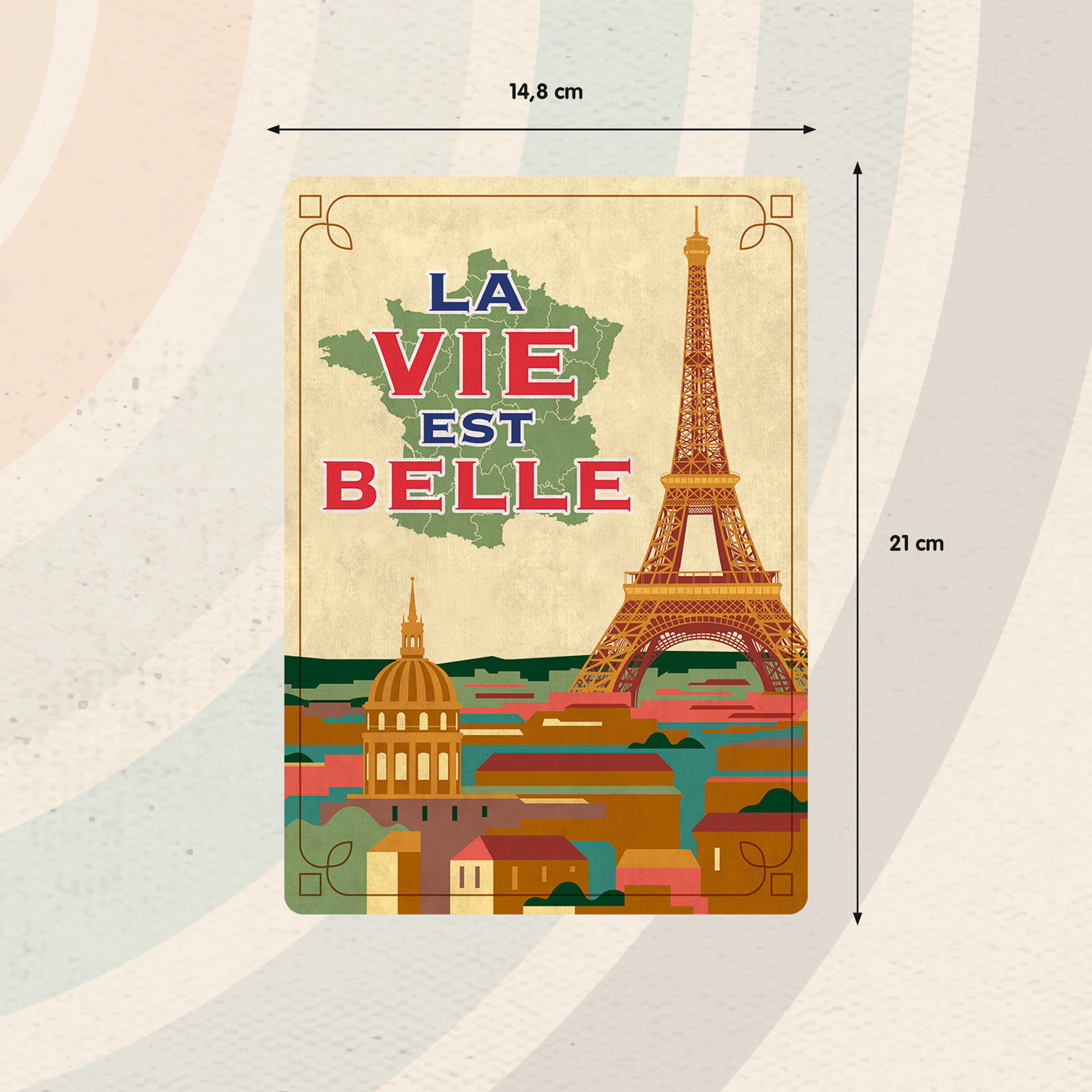 Plenty Gifts Bord blik La Vie Est Belle (v)