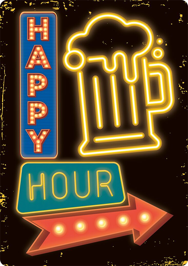 Plenty Gifts Bord blik Happy Hour (v)