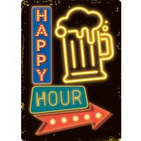 Plenty Gifts Bord blik Happy Hour (v)