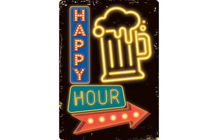 Plenty Gifts Bord blik Happy Hour (v)
