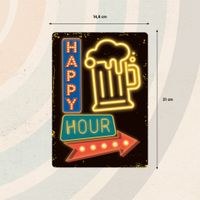Plenty Gifts Bord blik Happy Hour (v)