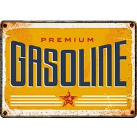 Plenty Gifts Sign Metal Gasoline (h)