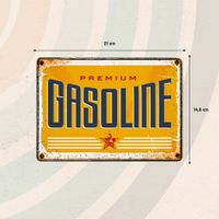 Plenty Gifts Sign Metal Gasoline (h)