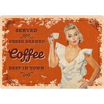 Bord blik Coffee (h)