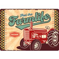 Plenty Gifts Sign Metal Farmlife (h)