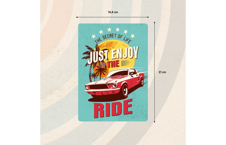 Plenty Gifts Bord blik Enjoy The Ride (v)