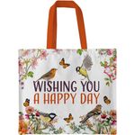Canvas Tote Bag Happy Day Birds