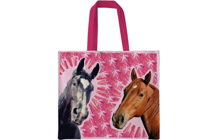 Plenty Gifts Canvas Tote Bag Horses