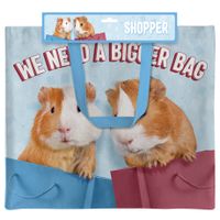 Plenty Gifts Canvas Tote Bag Bigger Guinea Pigs