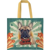 Plenty Gifts Canvas Tote Bag French Bulldog
