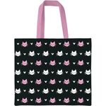 Canvas Tote Bag Cats & Love