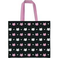 Plenty Gifts Canvas Tote Bag Cats & Love
